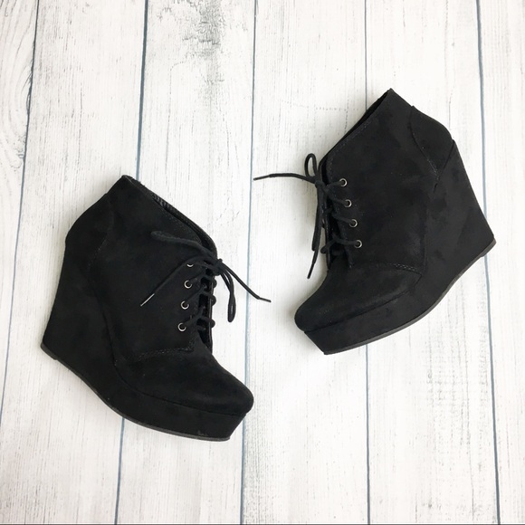 journeys black booties